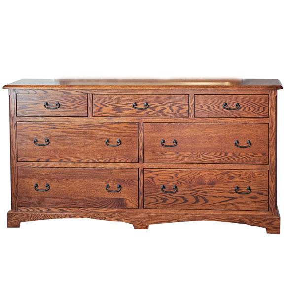 Oakwood Industries Westbrook 8540 Triple Dresser with 7 Drawers and